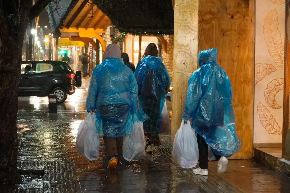 Persiste el mal tiempo en la ciudad. Foto Facu Pardo 