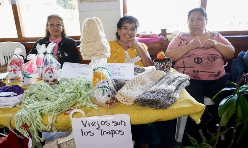 El cartel indicando "viejos son los trapos" actúa como muestra de principios de un sector poblacional que se siente activo y quiere actuar en consecuencia. Fotos Facundo Pardo.