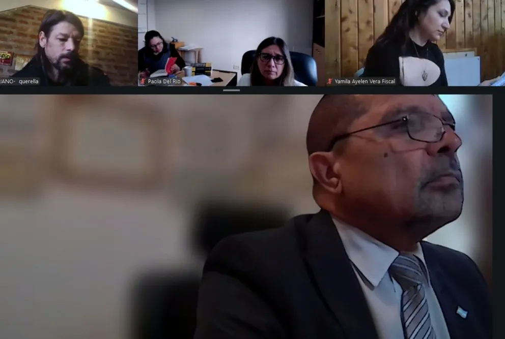 La audiencia se llevó a cabo este lunes en modalidad virtual. Foto captura.
