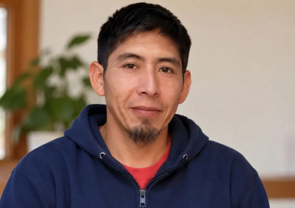 Arias, el sospechoso de asesinar a su hija en un violento episodio ocurrido el sábado en Villa La Angostura. 