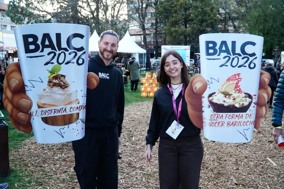 Sigue toda la fiesta gastronómica en el Centro Cívico de Bariloche. Foto: Facu Pardo.