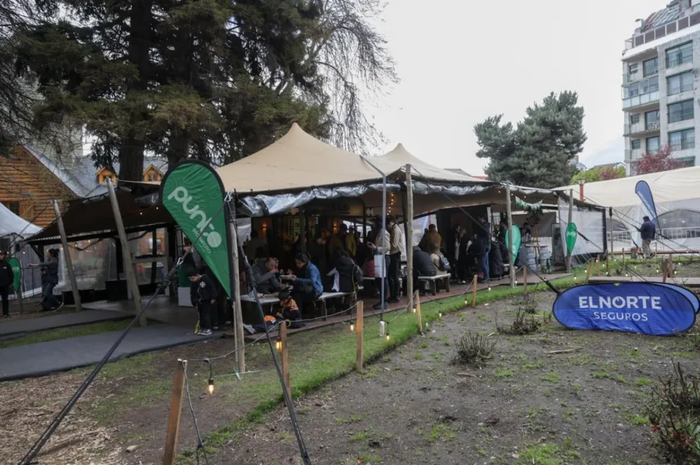 La globa para conocer sobre Río negro y sus emprendedores. Fotos de Eugenia Neme.