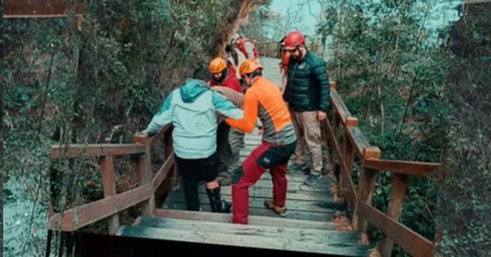 Sufrió el accidente en el sendero que parte de Villa La Angostura hacia el Bosque de Arrayanes.