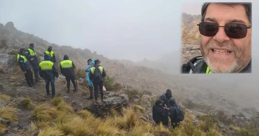 Todavía no se sabe lo que le sucedió a Moyano en la montaña. 