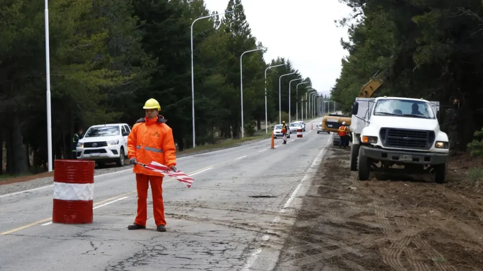 La histórica obra marcó un nuevo avance en Bariloche