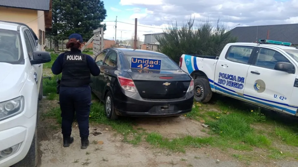 El rodado fue trasladado a la unidad policial del barrio 2 de Abril.