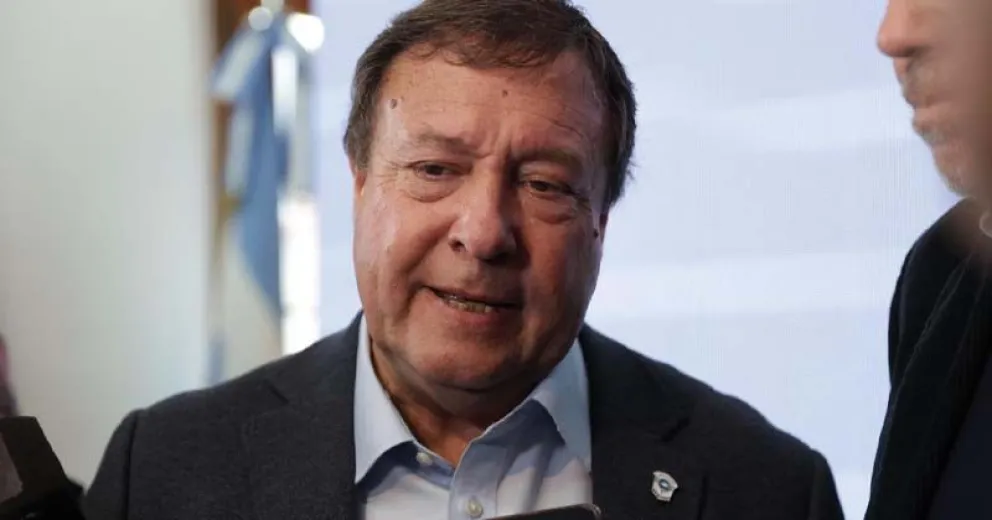 "Acá no hay nada de política provincial, no hay nada en contra de nadie", aseveró el Gobernador. Foto de Eugenia Neme. 