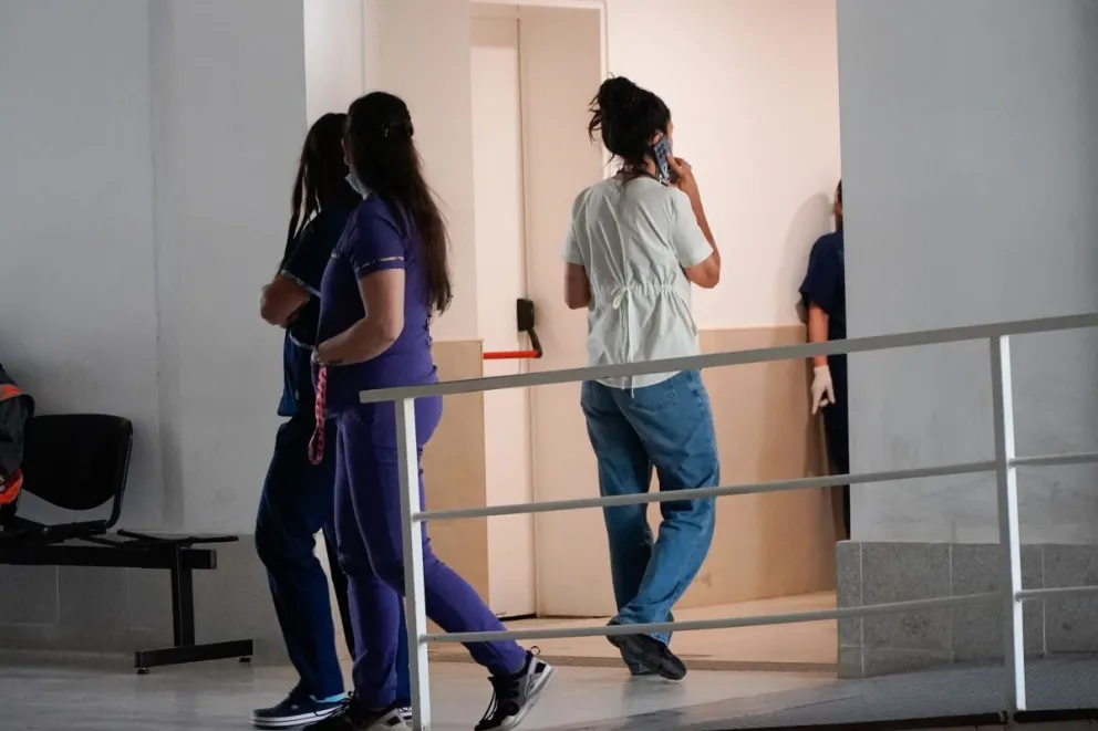 Los heridos fueron derivados al hospital zonal y ya se encuentran internados. Foto: Facu Pardo