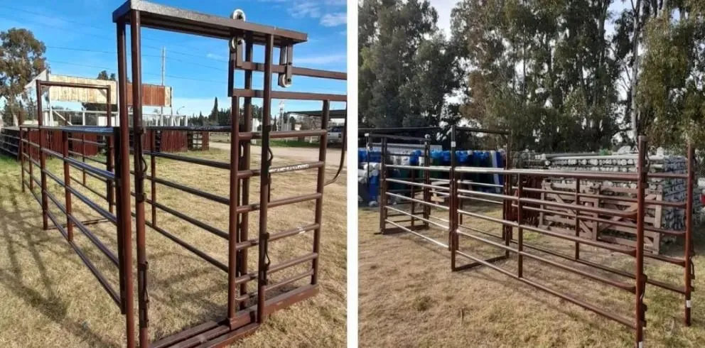 Estructuras galvanizadas de bajo mantenimiento, seguridad para el operario y condiciones de financiación a 120 días que aprovechan el buen momento de la ganadería. Foto: Gentileza.
