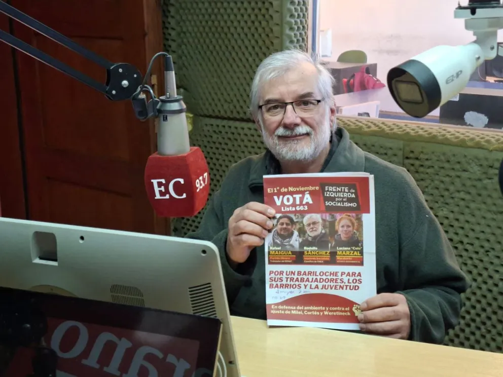 Sánchez lamentó y cuestionó la fragmentación del Frente de Izquierda en las constitucionales de Bariloche. 